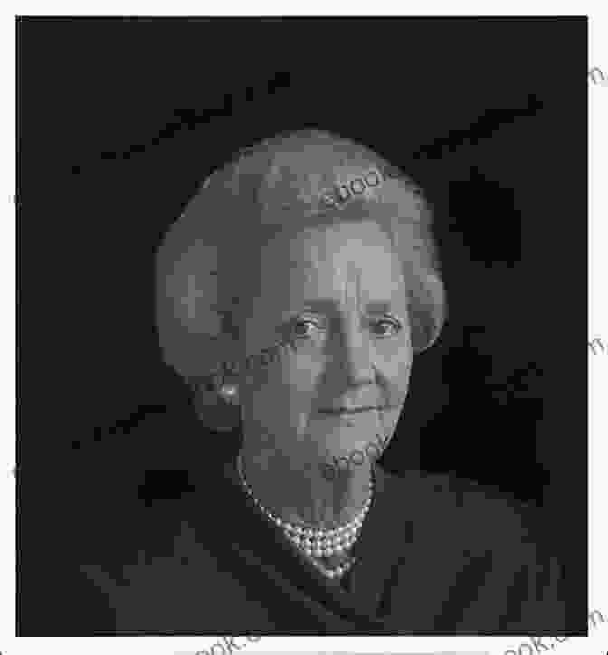 A Formal Portrait Of Katharine Graham, A Woman With Short Dark Hair And Piercing Blue Eyes, Wearing A Black And White Dress And Pearl Necklace. Personal History Katharine Graham