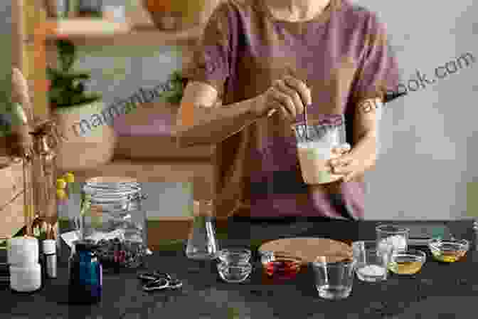 Image Of A Woman Making Soap In Her Kitchen. Decorative Candles Workshop: A Business You Can Start In Your Own Kitchen