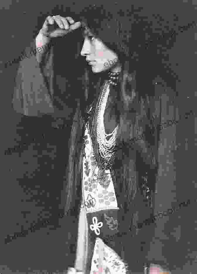 Portrait Of Zitkala Sa, A Native American Woman With Long, Flowing Hair And Traditional Clothing Old Indian Legends Zitkala Sa