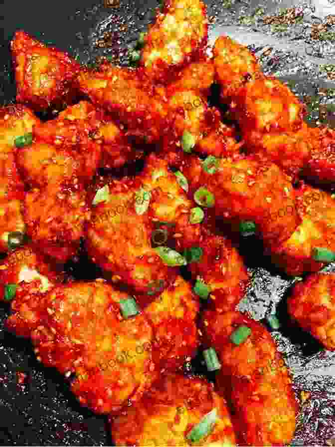 Spicy Korean Fried Chicken Coated In A Fiery Red Sauce Korean Foods: 4 Common Flavors Of Korean Fried Chicken